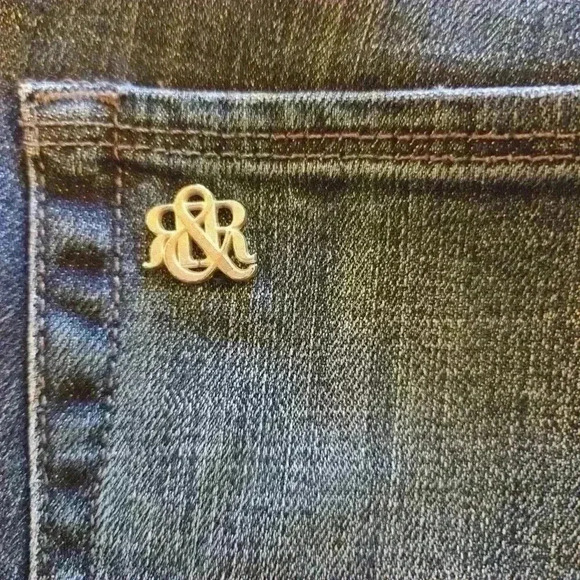 Rock&Republic Womens Berlin Distressed Embellished Stretch Skinny Jeans Size 10 - Picture 6 of 13